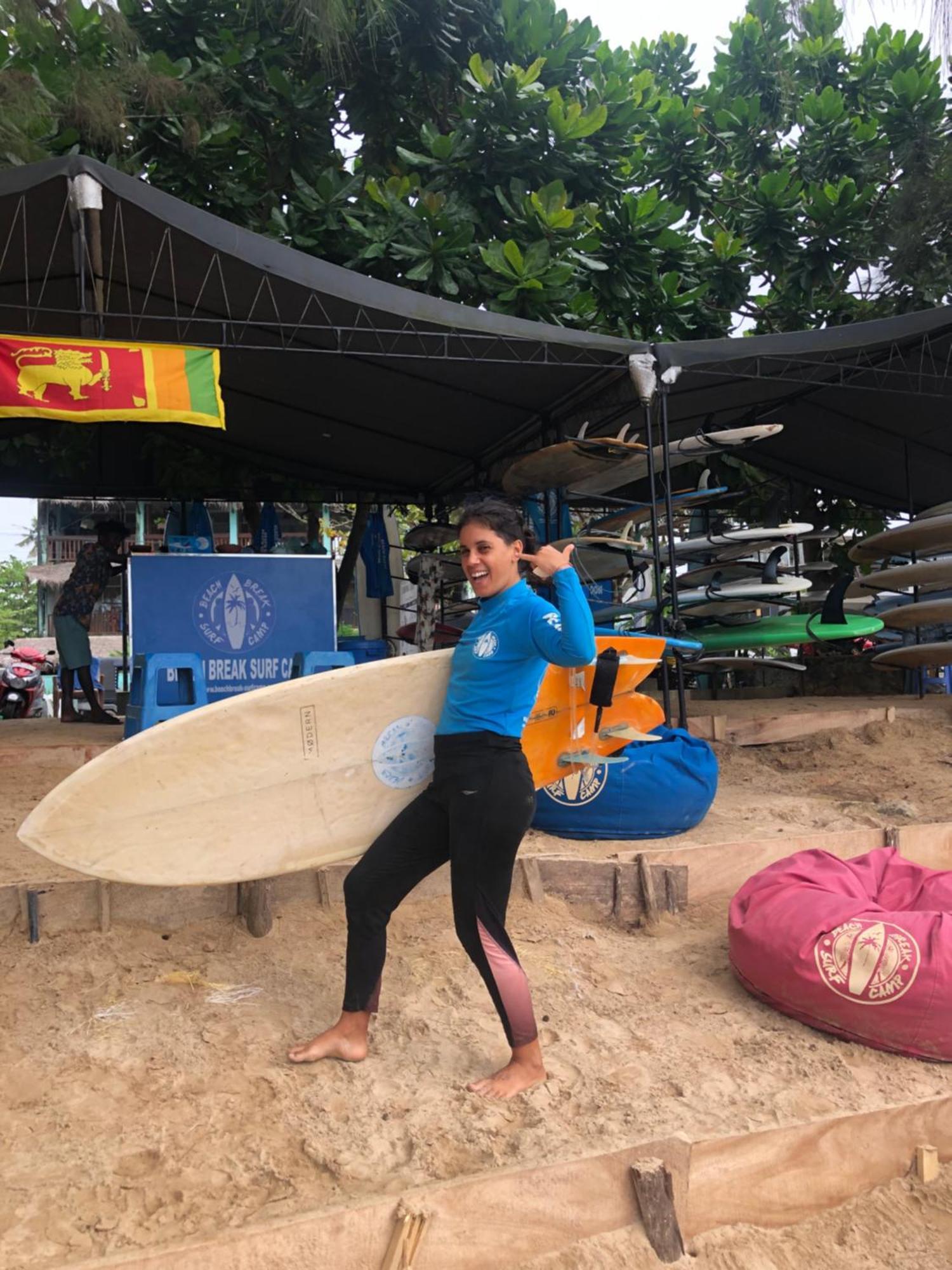 Beach Break Surf Hostel Weligama Bagian luar foto